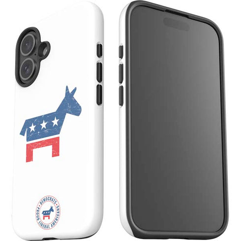 Democrat Donkey iPhone 16 Plus Impact Case